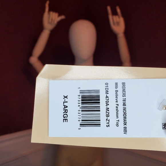 Milwaukee Brewers Fashion Women's Top | Color: Gray | Size: M - XL | RRR Apparel - Picture 9 of 12